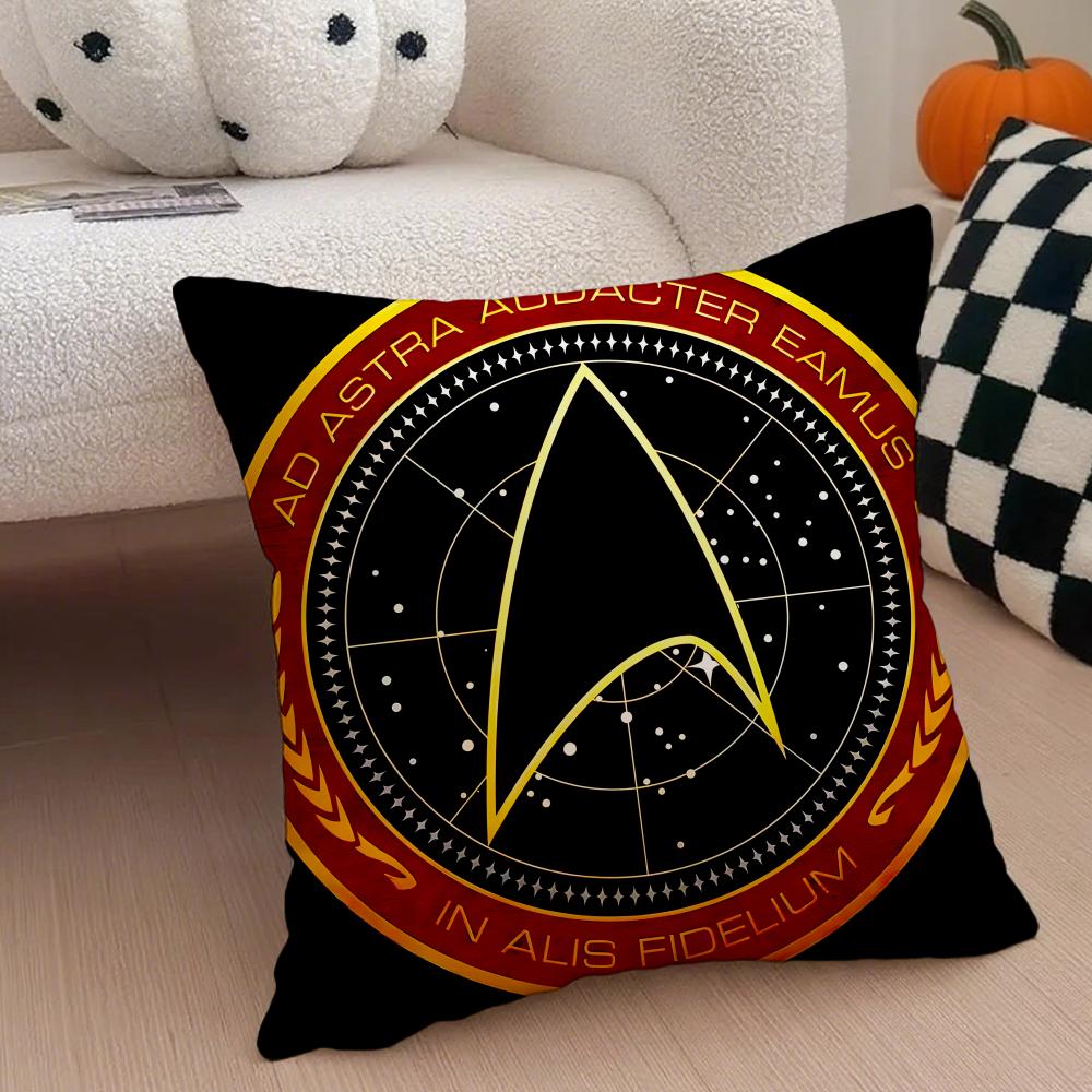 Science Fiction Movie S-Star Trek Cushion Cover Linen Pillow Case Soft Breathable Protective Couch Room Decoration