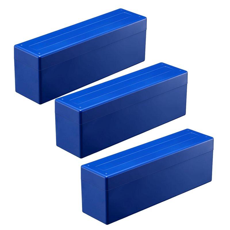 

M-Modern-Plastic Coin Holder Storage Box 3 Pcs For 20 Slab Capacity- Specie Collection& Trays Case синий