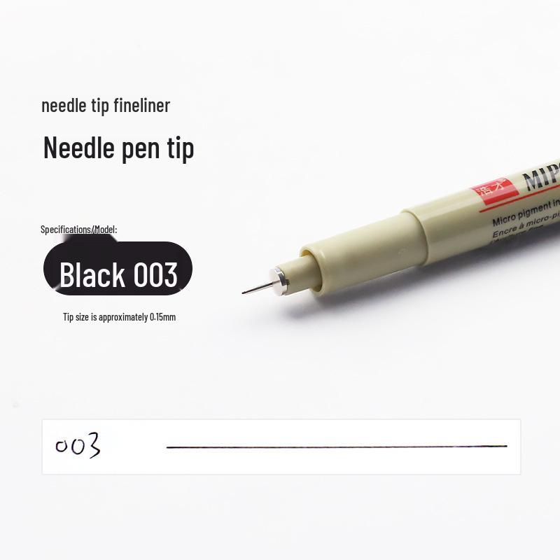 Waterproof Needle Tip Art Pen for Hand-Painted Comics and Animation Lines
