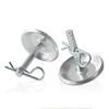 Round Shaft Replacement Skids Heavy Duty Steel Snow Plow Feet  Outdoor Equipment
