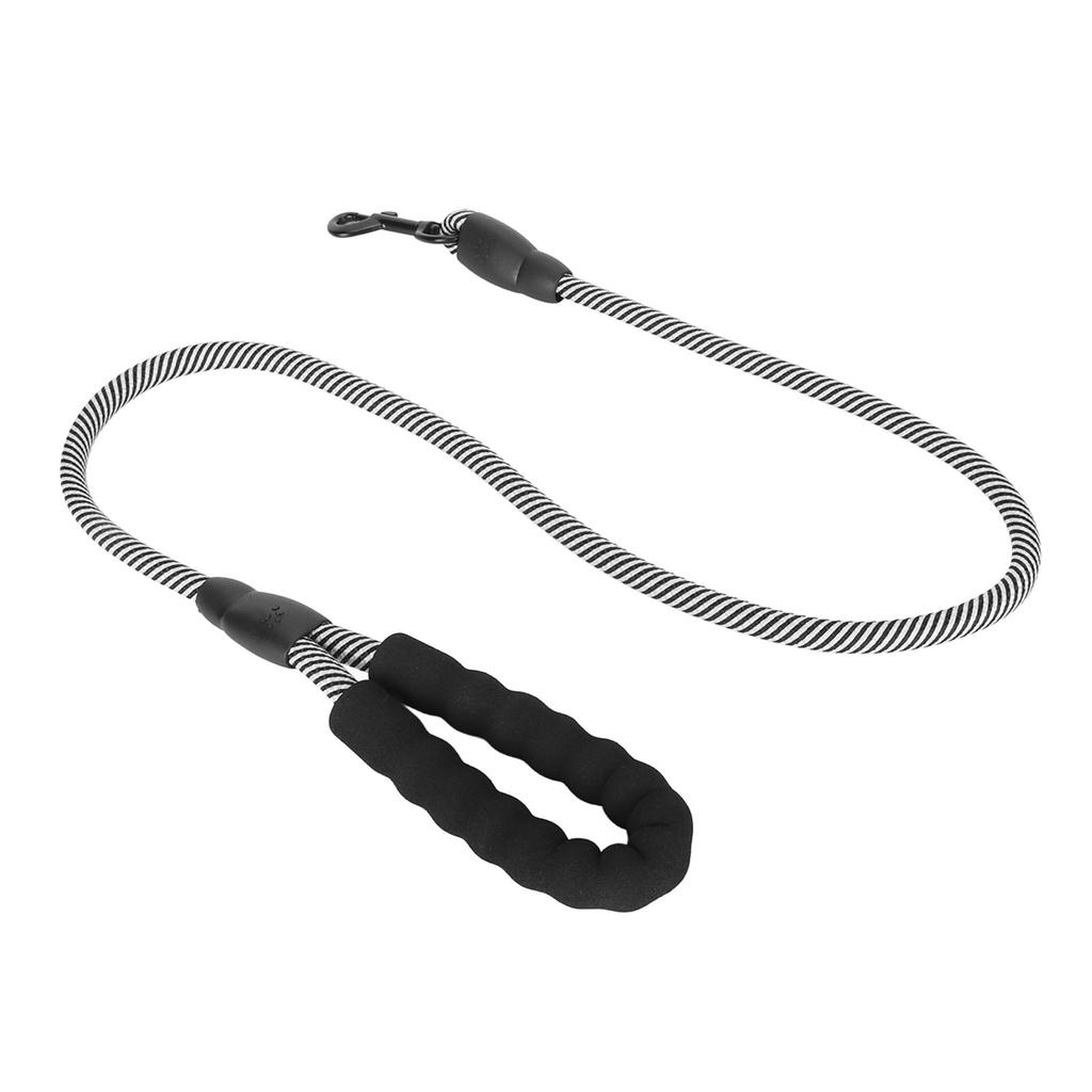 Dog Leash 360 Degree Buckle Wearable Pull Resistant Puppy Traction Rope with Padded Handle for