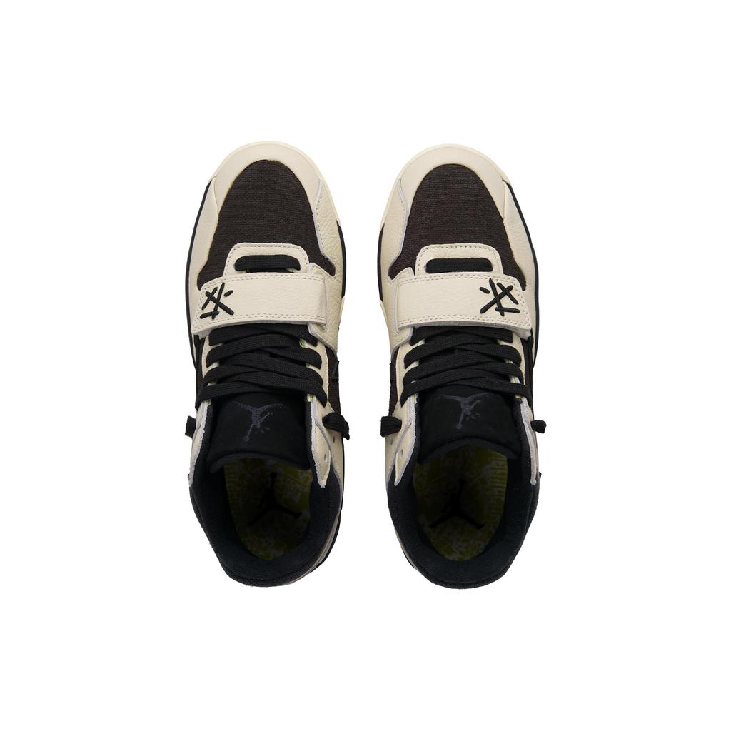 Travis Scott x Jordan Jumpman Jack TR Scarpe da Basket Mid-top Vintage Unisex Mocha FZ8117-102(Team990-2.0)