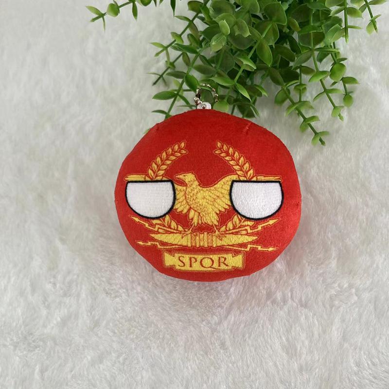 Julegaver Country Ball Plysjdyr 10Cm Polandball Anheng Landsflagg Kuler Countryball Kosedukke