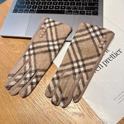Japanese British Style Shows Temperament Gloves, Women Keep Warm and Can Drive Students To Prevent Cold