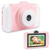 AGFA PHOTO Realikids Cam 2 - Children's Camera, Photo, Video, Selfie, 3.5'' LCD Screen, Photo Filters, Lithium Battery - Pink