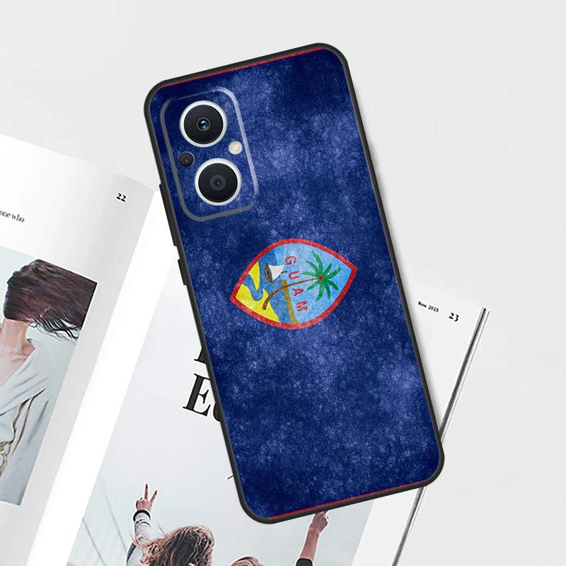 Guam Flag Case For OPPO Reno 15 F 14 13 12 11 10 Pro 14F 13F 12F 11F 8T OPPO Find X9 X8 X5 X6 Pro Cover