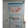 Green Mesh Bath Shower Organizer 6 Storage Pockets Hanging Caddy, Bathroom Accessories, Space Saving