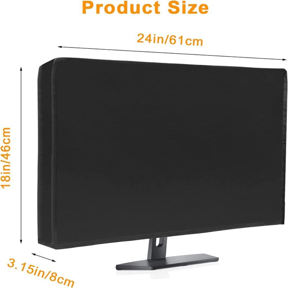 Desktop Monitor Dust Cover Multiple Sizes - Water Resistant All-in-One PC Cover