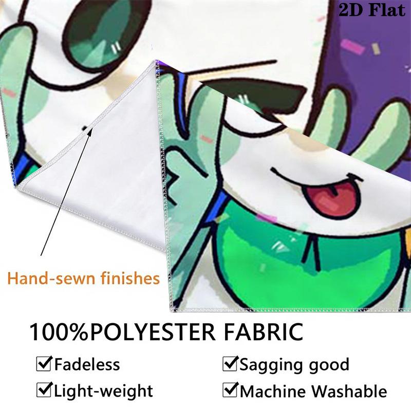Dandy's World Cartoon Game Pattern Home Decor Tapestry, Wall Hanging, Decorative RV Wall Cloth.ZGT0914001