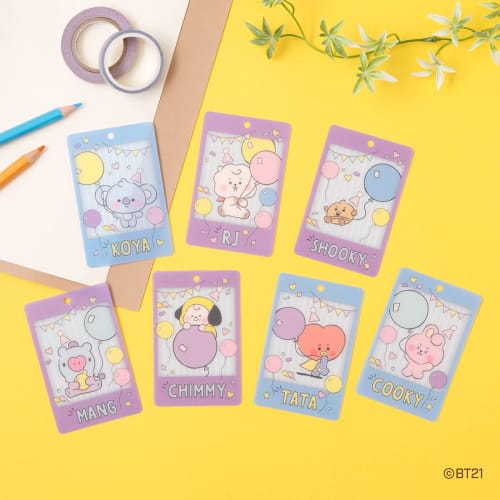 BANDAI BT21 Card Mascot Set (Pack) (BOX)