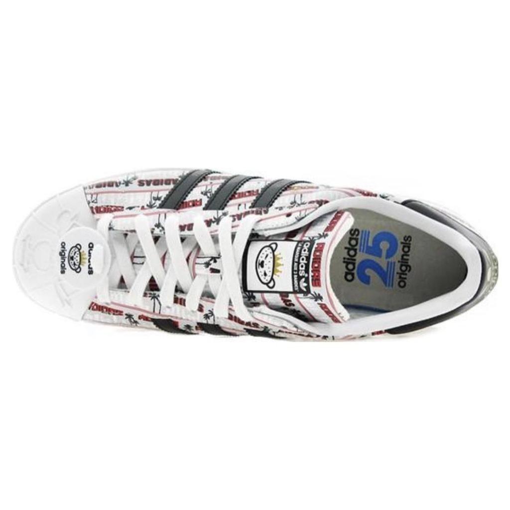 Nigo X Adidas Superstar Bearfoot Palm Tree Unisex Sneakers White Footwear-White Core-Black S75556