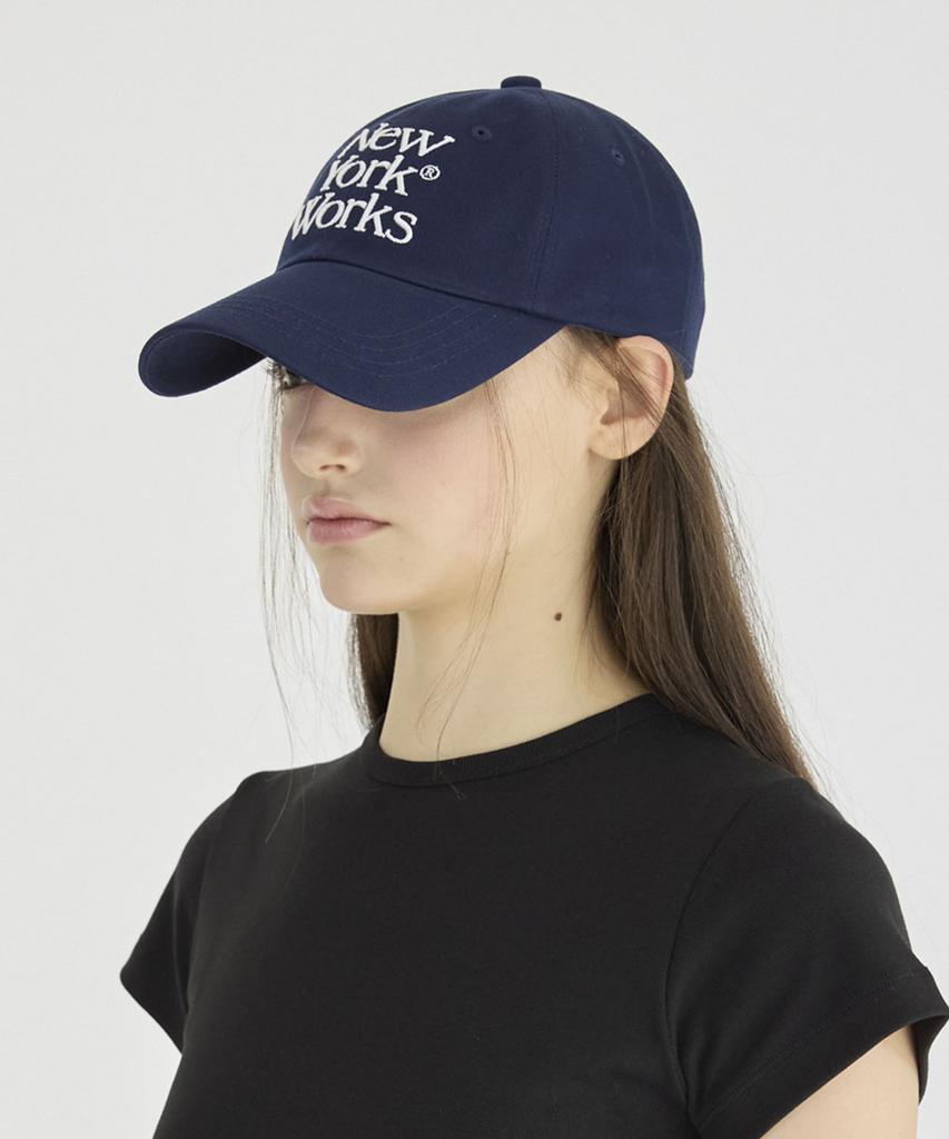 Nyuyogwogseu Mix Logo Ball Cap_ Navy