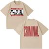 Rapper Dani Fernandez Criminal Vintage Graphic T Shirt Men Women Fashion Cotton Tshirts Shortsleeved Loose Casual Tshirts