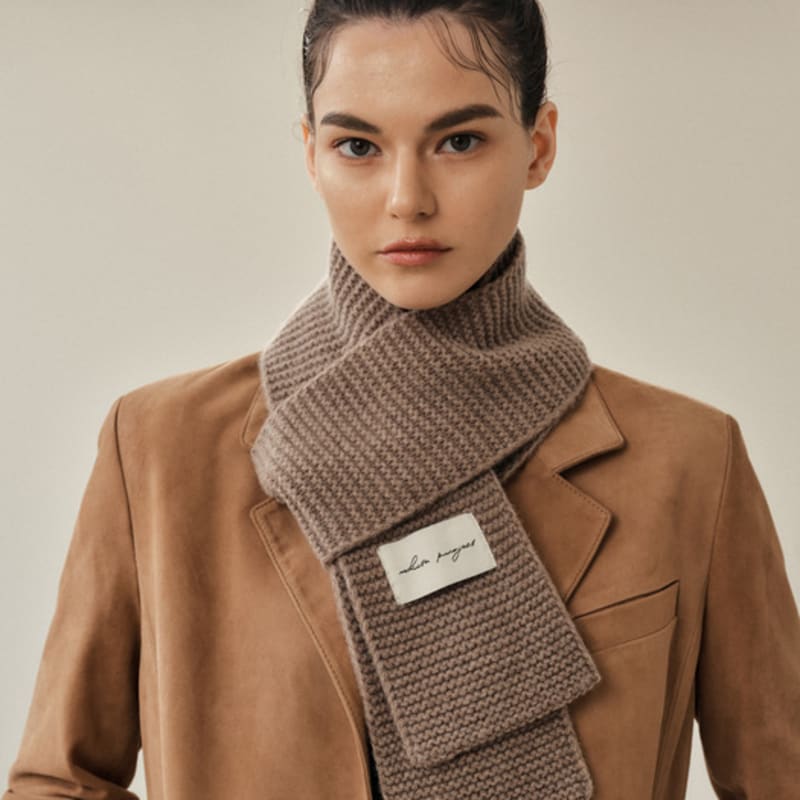 

White Project LYRA LAMBS WOOL 100 MUFFLER [4COLOR] EASTERN BLUE