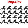 5/10/20pairs Silicone Anti-slip Ear Hooks Women Men Antiskid Glasses Leg Ear Sleeve Clear Anti-fall Eyewear Holder Accessories