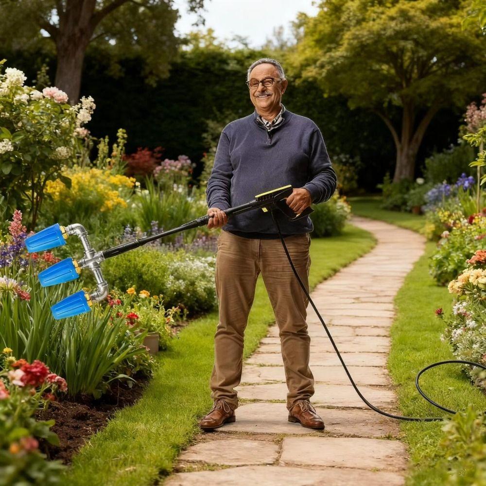 1/4 Inch Quick Connector Pressure Washer Nozzles 4000 PSI Rotating Pressure Washer Nozzle  Lawn