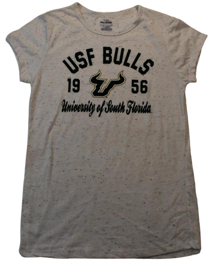 

Pro Edge Juniors University Of South Florida USF Bulls 1956 White Shirt New XL L