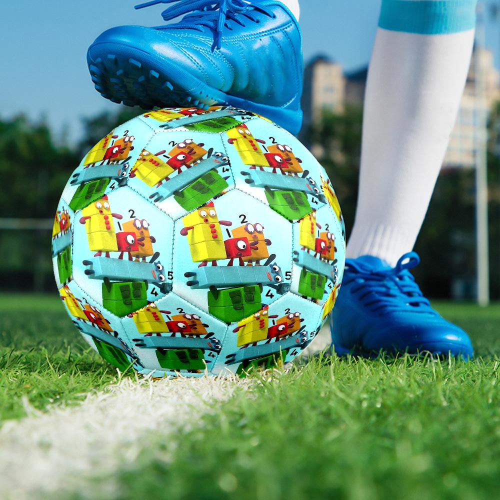 Numberblocks Tema Størrelse 5 Fodbold, Velegnet til Både Indendørs og Udendørs Kampe, en Gave Velegnet til Alle.