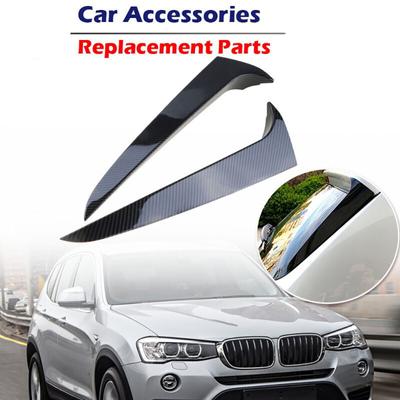 2 Pcs Rear Window Spoiler Replacement Parts Side Wing Trim Cover Accessories Compatible For X3f25