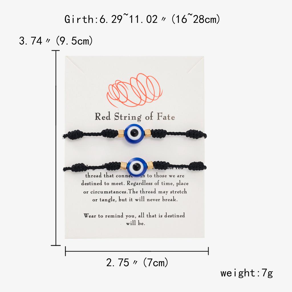 Handmade Braided Lucky 7 Knots Red String Bracelets For Women Men Turkish Blue Evil Eye Bracelet Friendship Couple Jewelry Gifts