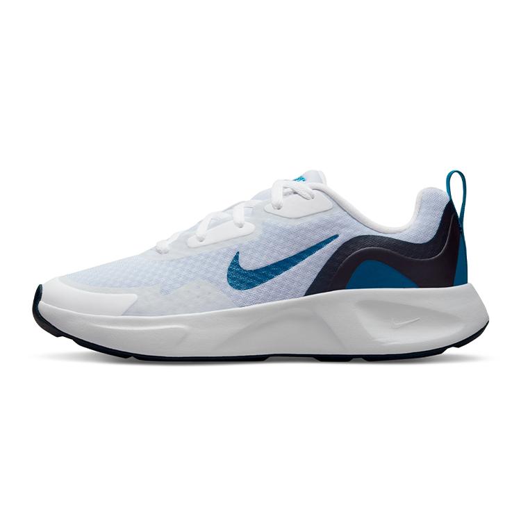 

New Nike Wearallday Low Top Kids Running Shoes Blue White Teenagers CJ3816-106