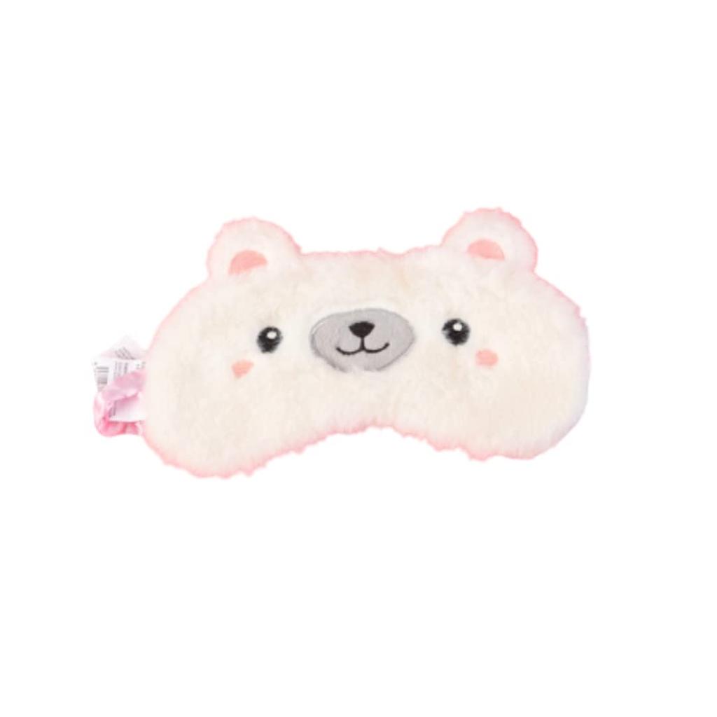 Puyol Bette Eye for Restful Light Fatigue Airplane One Size Fits Suitable for Kids and Adults Bear Mask, 2-Pack, Sleep, Blocking, Recovery, Use, All,