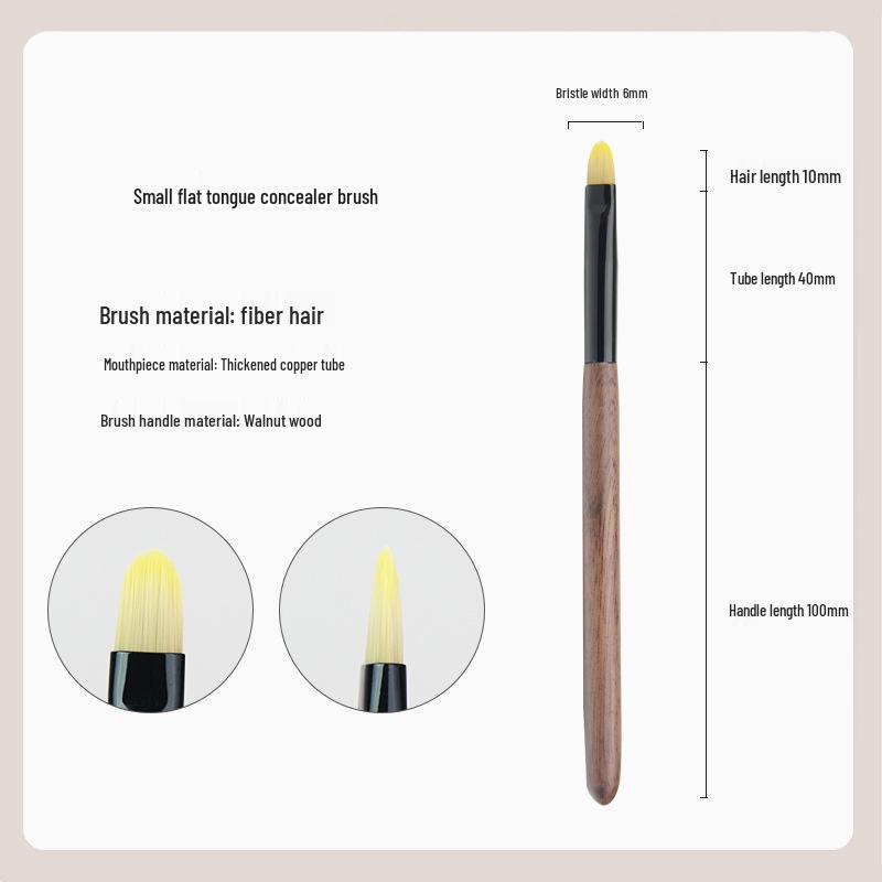 Phoenix Hall Bamboo Makeup Brush Set - Includes Small & Large Animal Hair Eyeshadow Brushes, Snow Fox Hair for Blending Detail.