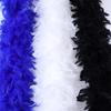 2 yardy nadýchaných krůtích per Marabou Boa DIY vánoční stromeček Pštrosí peříčka Stuha Dekorace svatebních šatů Peříčka pro řemesla