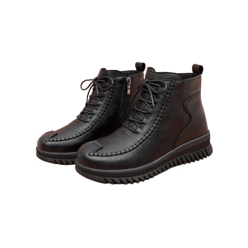 Shoes Winter Warm Velvet Cotton Shoes Flat Non-slip Cotton Shoes Short Boots Winter