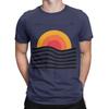 Circle Lines Warped Yellow Orange Red Graphic 100 Cotton Tshirt Bauhaus Tops Tees For Unisex