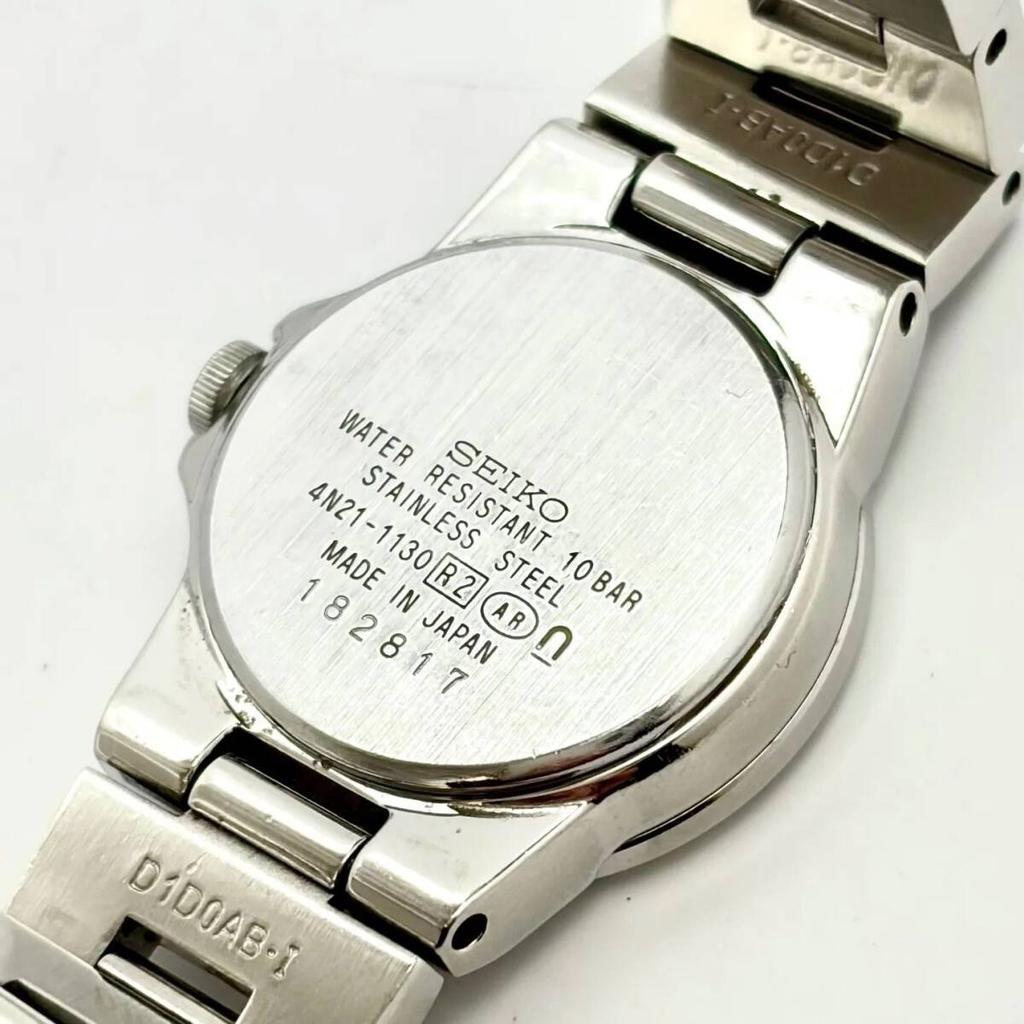 SEIKO LK Lukia 182817 [New Battery] Women's Watch, Silver, 4N21-1130