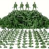 30pcs Plastic Army Men Action Figures Multiple Different Poses Soldier Model Set 1.96 Inches Red Green Yellow Blue Army ZSY
