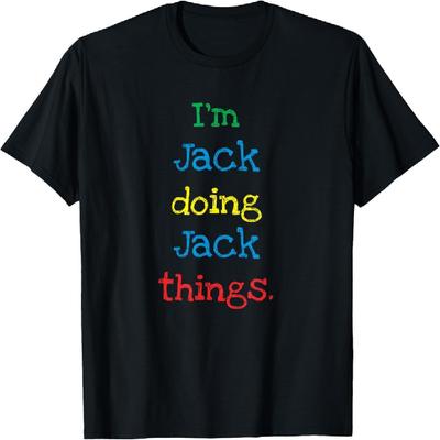 Jack Cute Personalized Text Kid's Gift For Boys T-Shirt