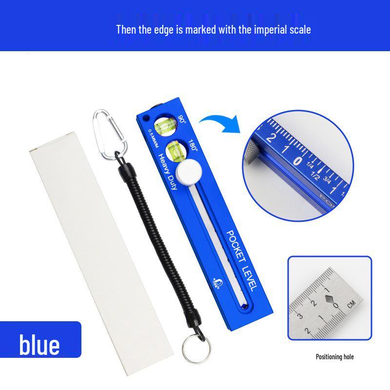 Foldable Multi-Angle Woodworking Lock Hole Positioning and Depth Marking Ruler