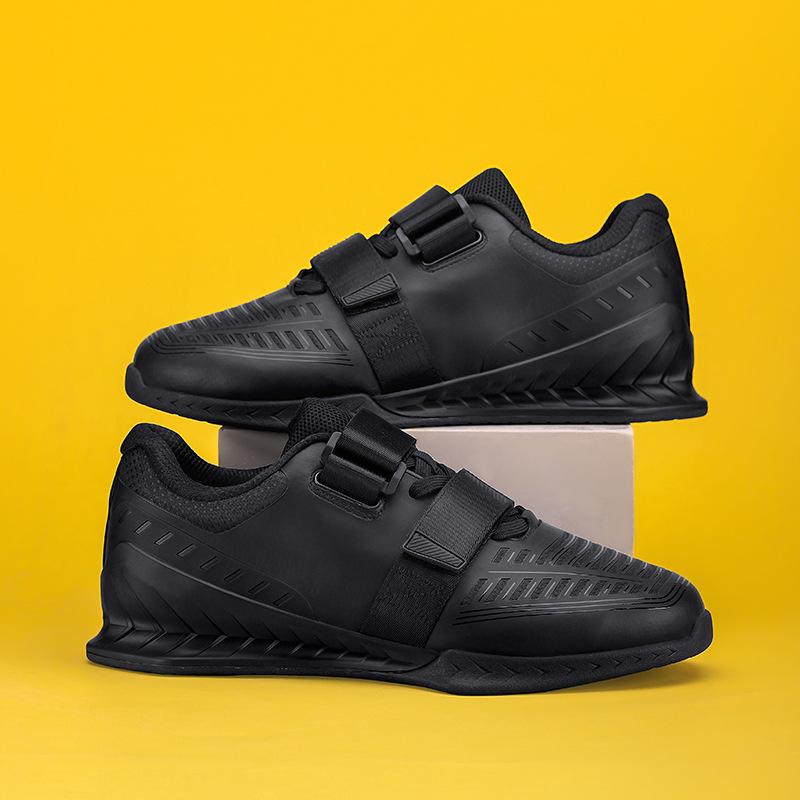 Scarpe da sollevamento pesi transfrontaliere: Scarpe da Fitness Indoor Professionali per Squat e Stacco da Terra per Powerlifting e Allenamento con Bilanciere