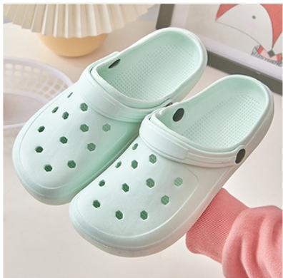 Women'S Stylish Slipper Sandal Shoes Summertime Thick Bottom Soft Eva Clogs Garden Shoes For Women Hollow Out Non Slip Beach Sandal Shoes