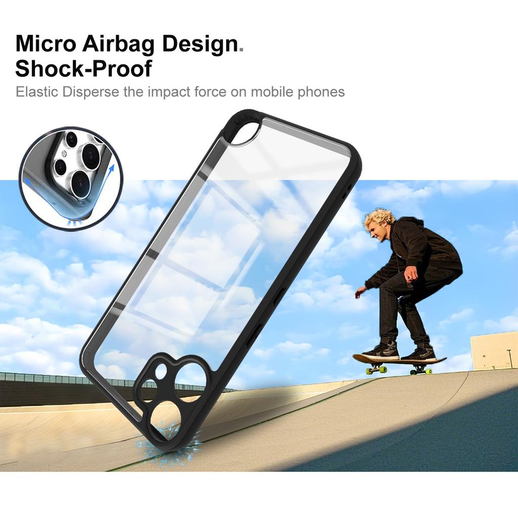 IMAK UX-9A Series for Nothing CMF Phone 2 Pro Case Clear TPU PC Phone Cover Reinforced Corners