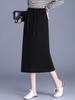 Drapey Commute Slimming Black Pencil Midi Skirt - Spring 2026 Collection