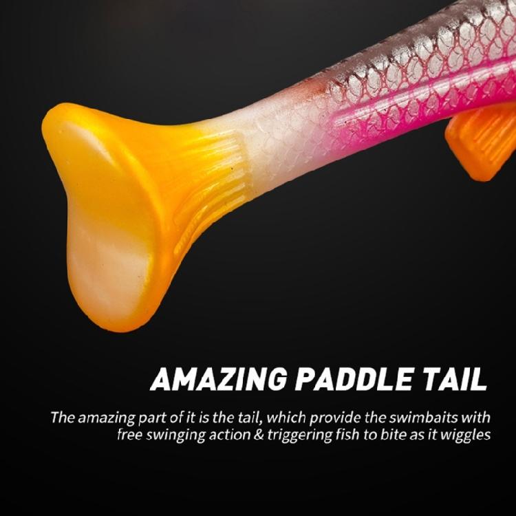 190mm 63g Simulation Baits Soft Swimming Lures Slow Sinking Lures Artificial Fish Lures Swimbaits Soft Fishing Baits