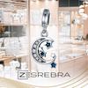 Moon Charms Pr 925 Pendant Bead Charms Stars Night