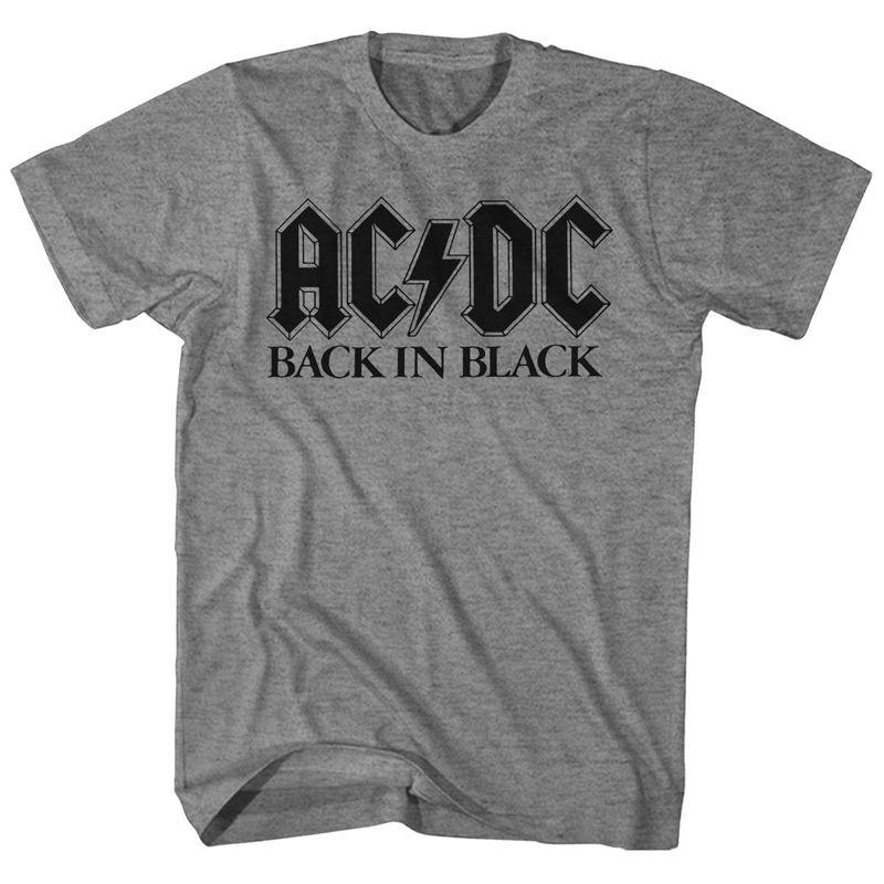 Klassisches Bolt-Logo ACDC Band Klassischer Punkrock Reine Baumwolle Kurzarm-T-Shirt