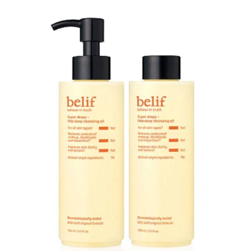 belif Super Drops Vita Deep Cleansing Oil 150ml 1+1 Set
