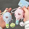 1 Piece Plush Tennis Racket Doll Bag Pendant Keychain Ornaments Toys Couple'S Best Friend Hanging Decoration Gifts