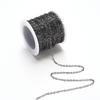 Jewelry Making Components 1Roll O Shape Cross Chains 10 Meters DIY Stainless Steel Chain 2mm DIY Collarbone Chain Bracelet For