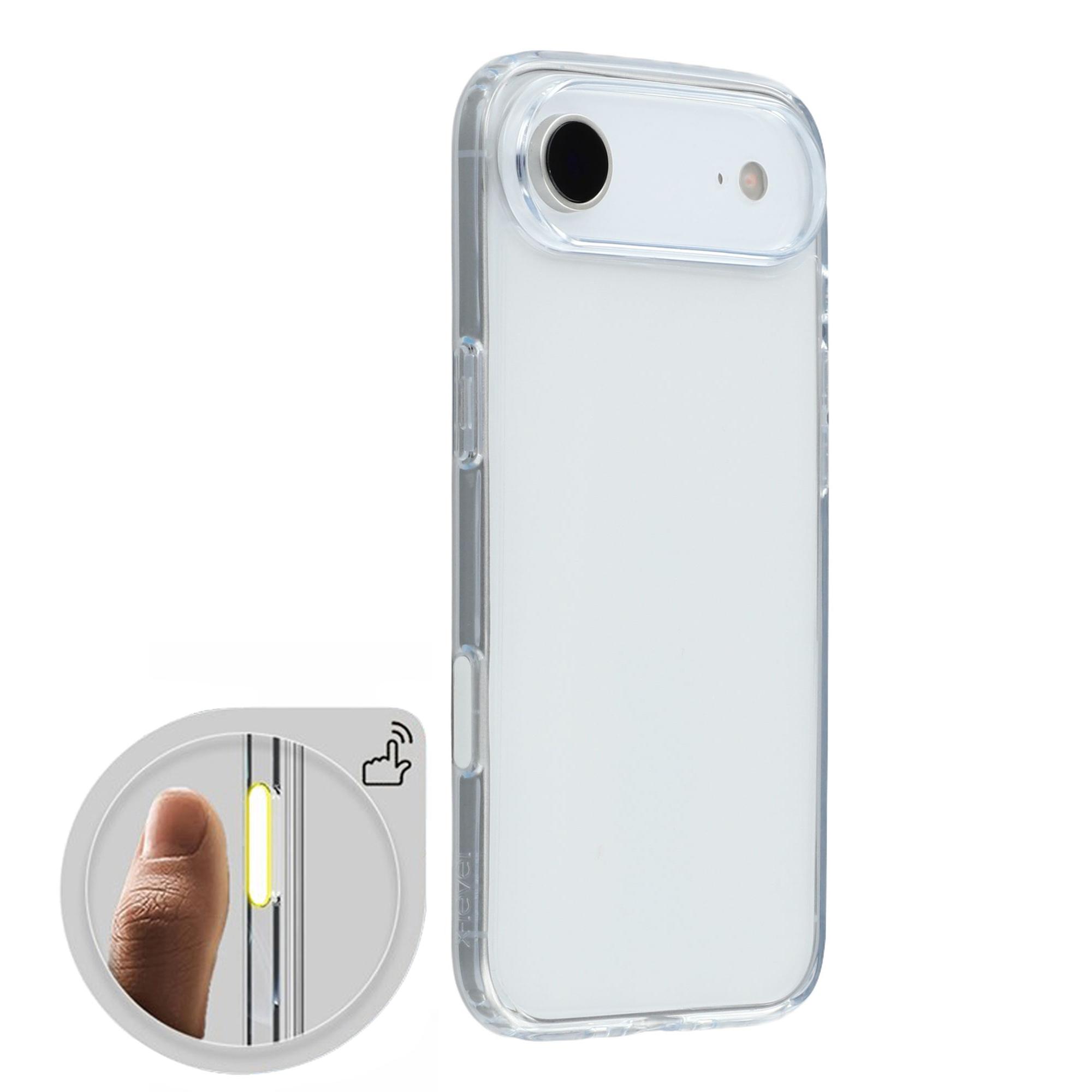 

X-LEVEL For iPhone 17 Air Phone Case TPU+PC Clear Back Cover with Camera Control Button A
