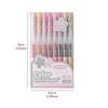 8pcs Seasons Color Neutral Pens Set Dried Rose & Breeze Blue Multi Colors 0.5mm Ballpoint for Writing Drawing