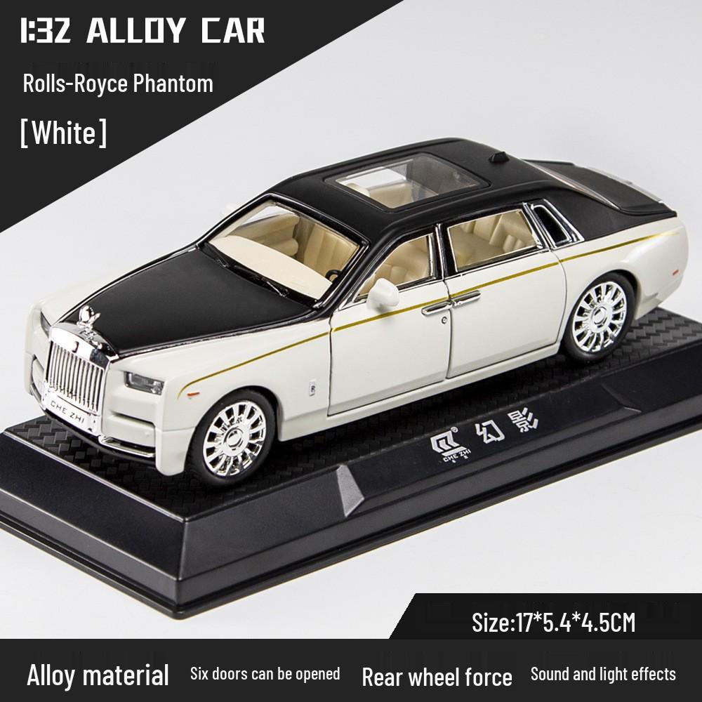 1:32 Diecast Phantom Car Model with Lights & Sound Effects, Toy for Boys