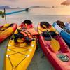 4 Stück Surfer PVC-Aufnäher Edelstahl-D-Ring für Kajak Schlauchboot Zubehör