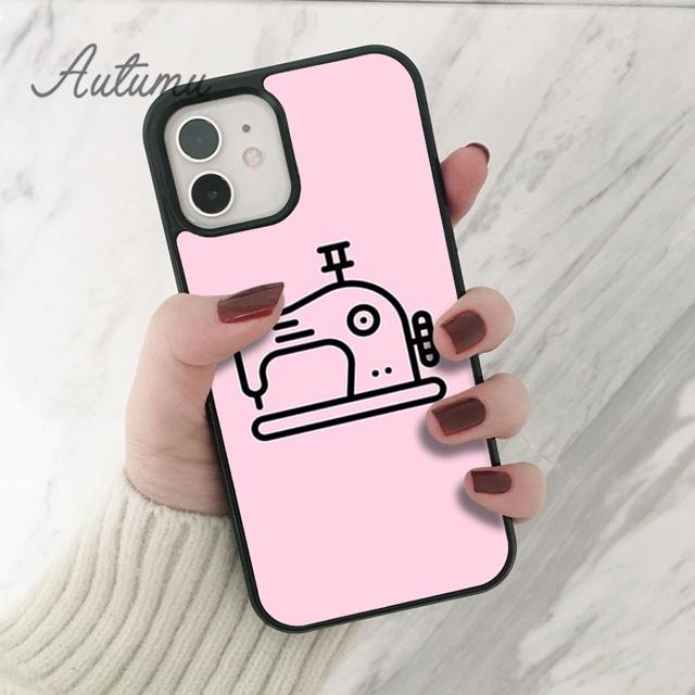 Sewing Machine Phone Case for iPhone 11 12 13 14 Pro Max Mini X XR XS SE 2020 5 6S 7 8 Plus Samsung Galaxy S21 S22 Cover Shell