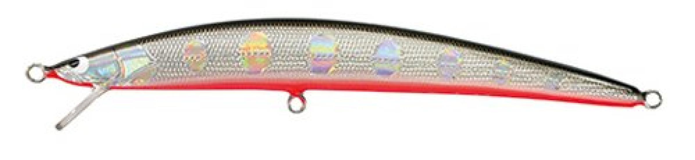 

TackleHouse Minnow Twinkle F 104mm Lure 5.5g Silver/Black/Red #F-14 TWF-104